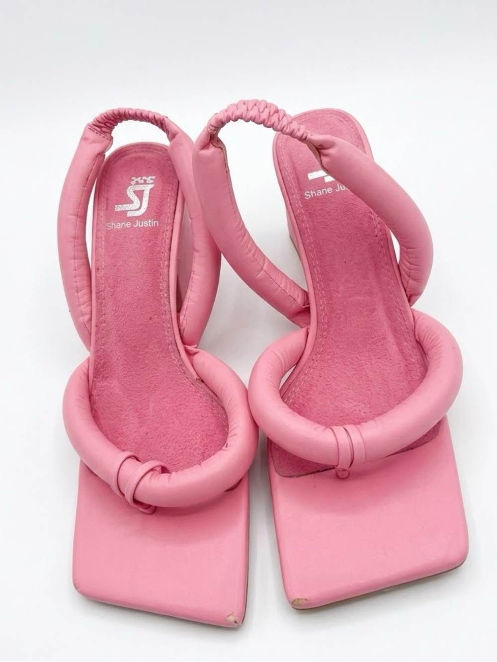 Shane Justin sandal heels